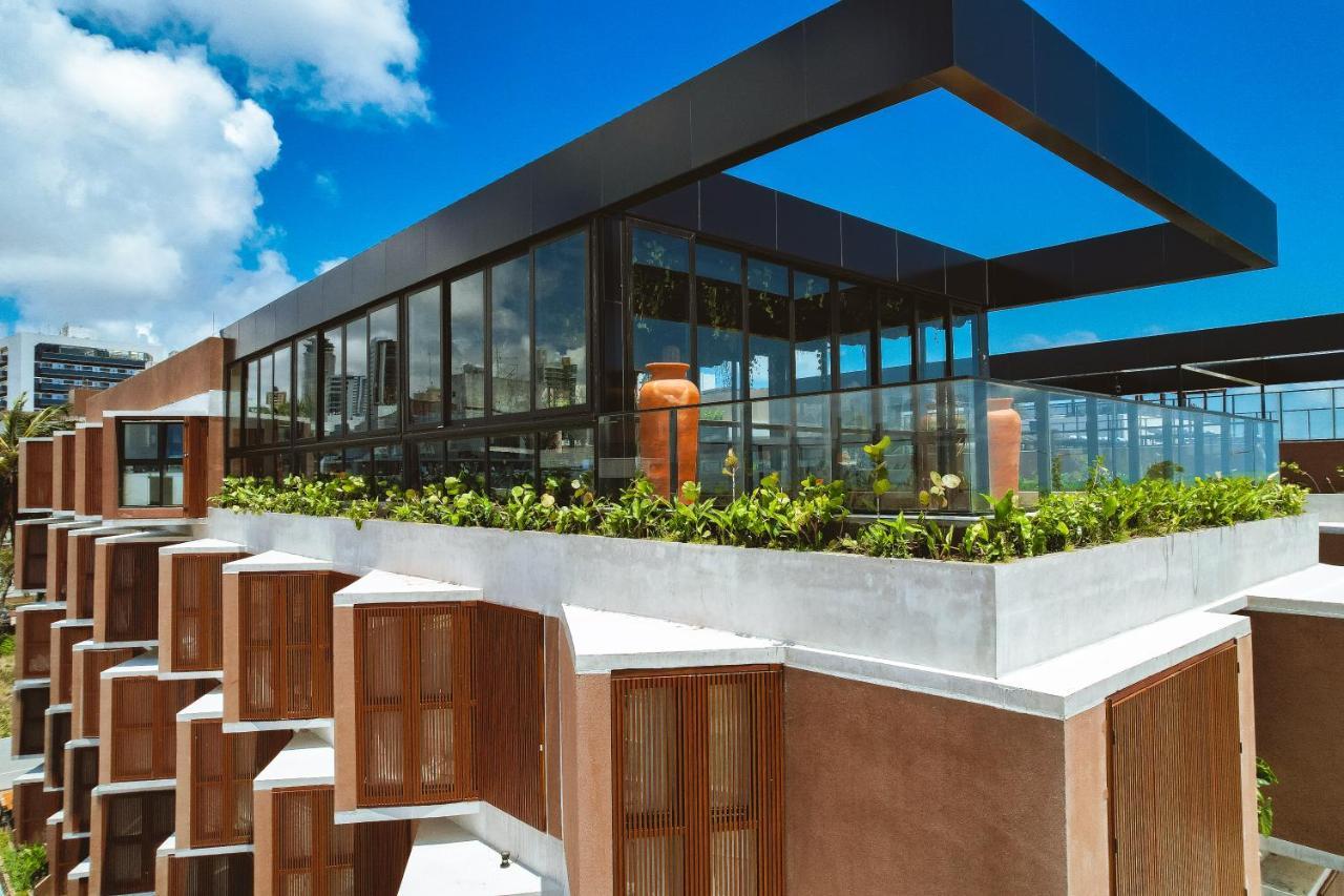 Ba'Ra Hotel João Pessoa المظهر الخارجي الصورة The rooftop of the hotel